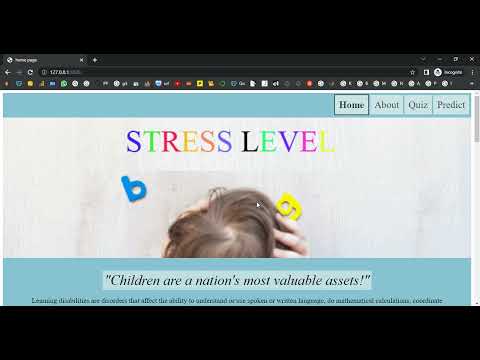 Stress Level Detection Train Flask in Python Projects