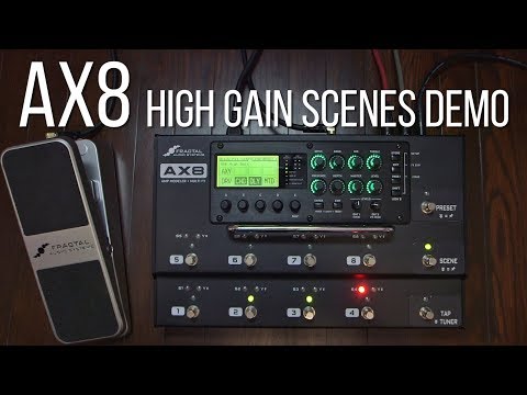 Fractal Audio AX8 High Gain Scenes Demo