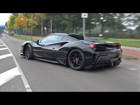 Full Carbon Black Ferrari 488 Pista Spider (720HP) - Lovely Sounds!