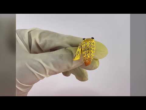 Zircon Kachua Om Ring