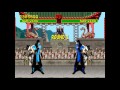 Mortal Kombat Arcade Revision 5 0 T Unit Very Hard Playthrough Sub Zero 60FPS