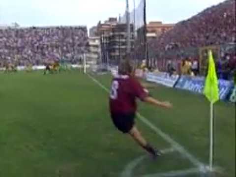 Reggina-Parma 2 2 Stagione 1999/2000, giornata n 7, Gol di Pirlo su angolo di Baronio