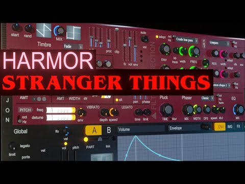 Harmor Stranger Things Theme Sound Design | FL Studio 21 Tutorial