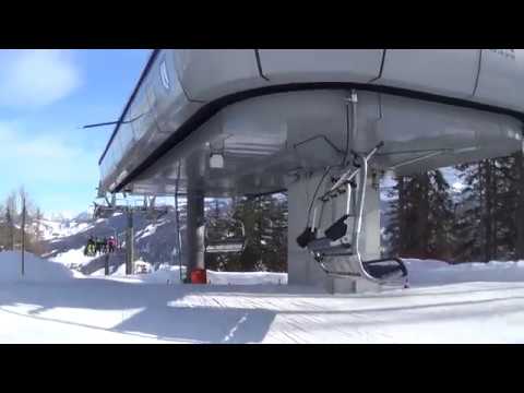 Risalita integrale seggiovia Leitner "Sponata" - Pedraces (BZ) / Chairlift / Télésiège / 缆车