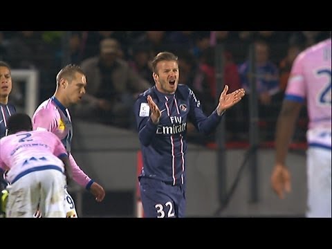 Beckham's red card and bust-up in Evian / 2012-13