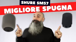 Video thumbnail for Shure SM57 windscreen: migliore spugna (Shure A81WS Vs Shure A2WS) by Alessandro Mazzù