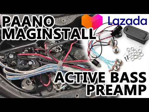 Lazada Bass Preamp Install | Active | 4K Video | Wiring Tutorial
