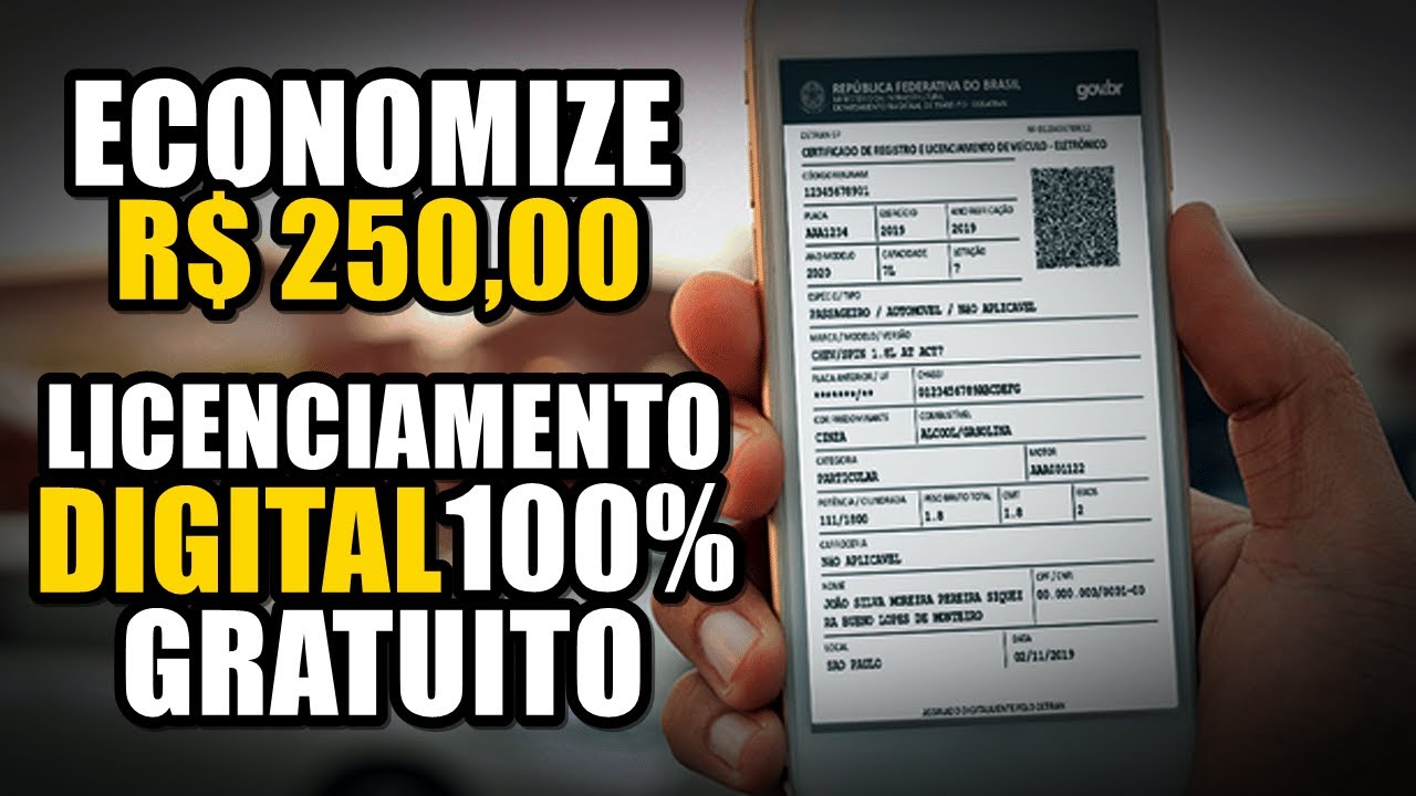 COMO FAZER O LICENCIAMENTO CRLV DIGITAL DO SEU CARRO!