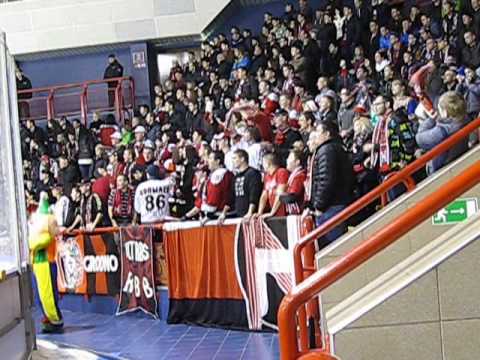 2015-02-26. Hockey. 1/4 final. The 1st game. HC Neman vs HC Metallurg