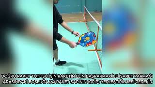 Pickleball Temel Eğitim 1 Raket Tutuşu