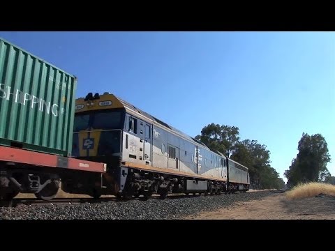 Freight Trains : Deniliquin Rice Train  Fri 27/12/13