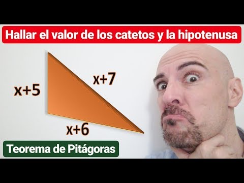 🔴 CALCULAR LOS CATETOS Y LA HIPOTENUSA DE UN TRIÁNGULO RECTÁNGULO