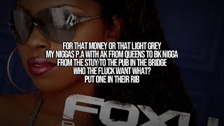 Foxy Brown - Run Yo Shit (Lyrics On Screen) [Verse]