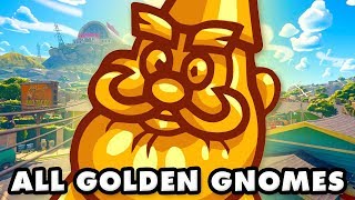 Plants vs. Zombies: Battle for Neighborville - All Golden Gnomes! (Town Center)