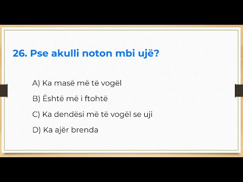 Quiz shqip - Pyetje logjike 2 - 50 pyetje që do të të bëjnë të mendosh -  Sfido Trurin