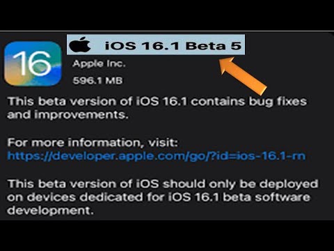 iOS 16.1 Developer Beta 5 Out Now !! what’s New!! How To Install !! Fix Update Not Showing