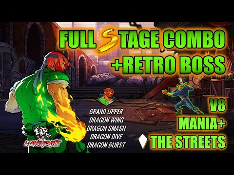 Streets of Rage 4/ V8/ Mania+/Axel/ The Streets Full Stage Combo + Retro Boss (210k)!