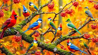 🍂 Relaxing Piano & Birdsongs | Peaceful Autumn Garden for Deep Relaxation & Sleep