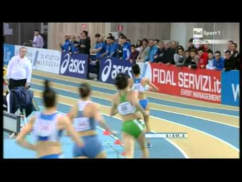 Campionati Italiani Assoluti Indoor 2012 - 800 Donne -  Ancona 26/02/2012