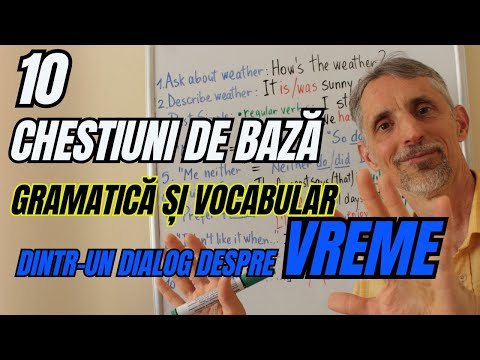 Lectia de Engleza - 𝟏𝟎 𝐑𝐞𝐠𝐮𝐥𝐢 𝐝𝐢𝐧𝐭𝐫-𝐮𝐧 𝐃𝐢𝐚𝐥𝐨𝐠 𝐝𝐞𝐬𝐩𝐫𝐞 𝐕𝐑𝐄𝐌𝐄 -English Lesson #basic #english #weather