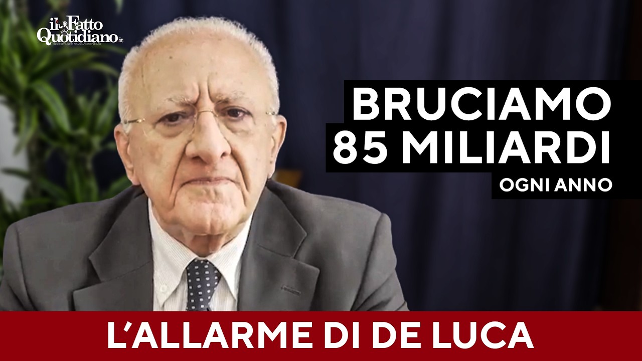Trasporto pubblico, De Luca contro il governo: “Eliminare quel fondo è una grande truffa”