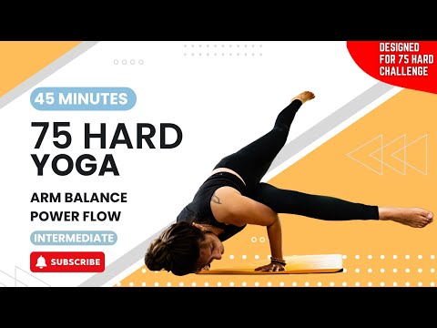 ⚡Power Flow for Arm Balances | 75 Hard YOGA | Day 32