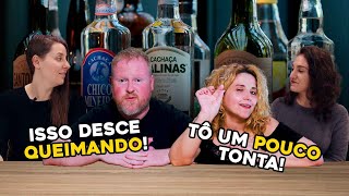 GRINGOS PROVANDO CACHAÇAS BRASILEIRAS 🇧🇷