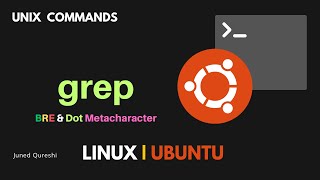 Search for Pattern Using BRE, grep and Dot Metacharacter in Linux | grep command