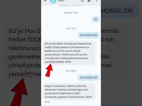 Türk Telekom Mobil Müşterilerine 50 GB 5G internet hediye veriyor...