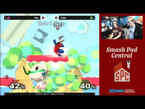 SPC 179 SSBM Losers Top 8 - Ray (Falco) vs Cubs (Jigglypuff)
