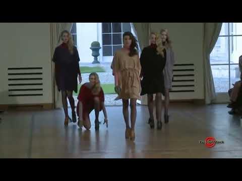 2 Models FALL at Alexis Mabille Fall/Winter 2011-12 (Paris Fashion Week) – 2 Angles of view