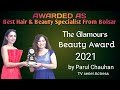 The Glamours Beauty Award 2021 Best Hair And Beauty Specialist Nisha Nair Shorts
