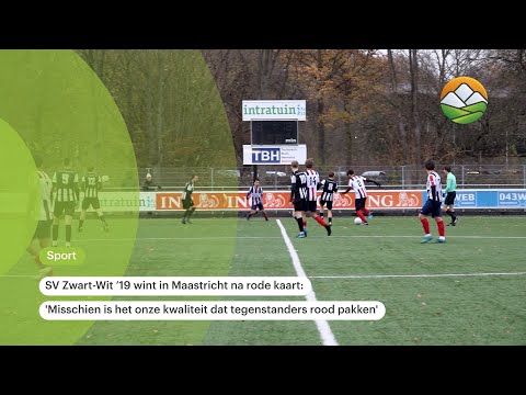 SV Zwart-Wit '19 wins in Maastricht after red card