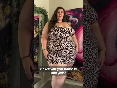 Unapologetically Plus Size: Watch This 500lb BBW Slay the Style Game! 🤭💃 #ssbbw #plussize #shots
