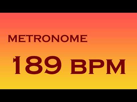 METRONOME 189 BPM 4K