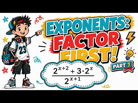 Factorising more than one term Introduction | Grade 10 Exponents