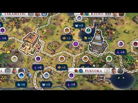 CRAZY START TO A CIV 6 TOURNAMENT!! | Civ VI Multiplayer Hojo Tokimune Full Game