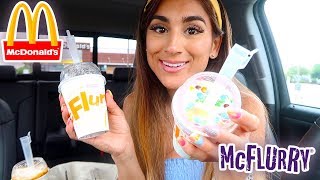 EATING EVERY MCDONALDS MCFLURRY TASTE TEST