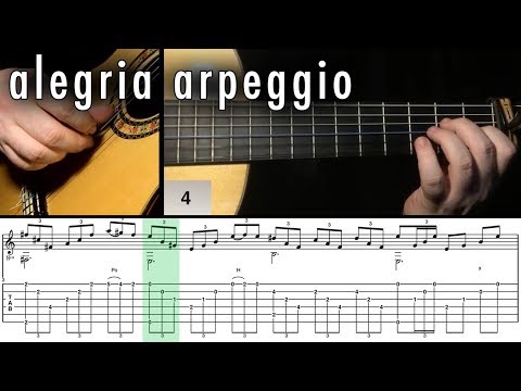 Flamenco Guitar 102 - 28 Alegria Arpeggio