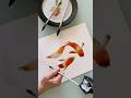 Paint some vibrant sumi-e koi with me✨