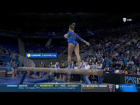 Ana Padurariu (UCLA) Beam 2022 vs California 9.825