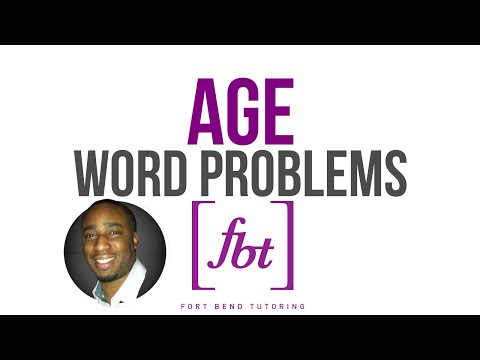 Age Word Problems: WP6 [fbt]