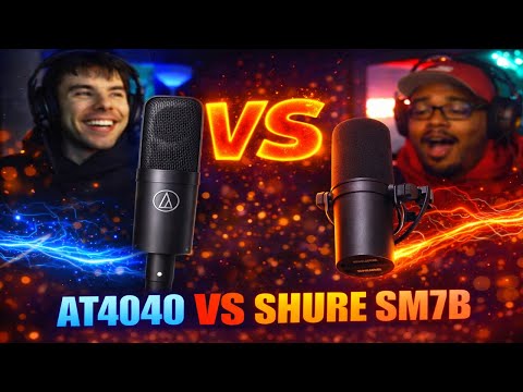 Shure SM7B vs Audio-Technica AT4040 (Rap/Pop Vocals)