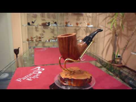 Pipa in radica bent fatta a mano - www.paronellipipe.it