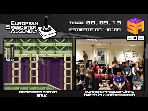 Mega Man X2 (100%) by IrregularJinny in 41:27 - ESA 2013