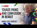 Scenes of 'chaos and confusion' in Beirut