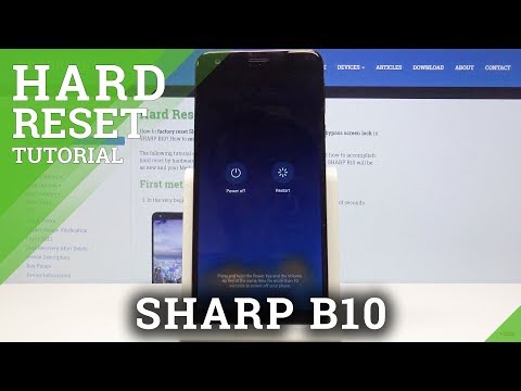 HARD RESET SHARP B10 - Bypass Lock Screen / Wipe Data
