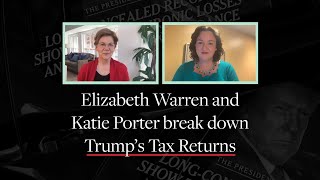 Donald Trump's Tax Returns: Elizabeth Warren and Katie Porter Break Them Down