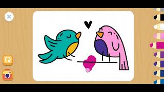Pintando os Passarinhos l Joguinhos para crianças
