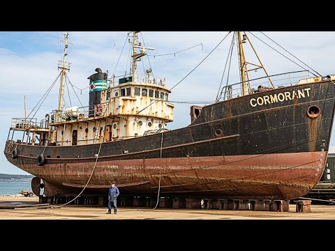 Fisherman Bought a Scrapped Trawler — The 1,200HP Engine Was a Lost WW2 Prototype...
